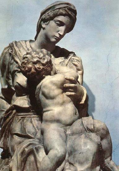 Michelangelo Buonarroti Medici Madonna Spain oil painting art